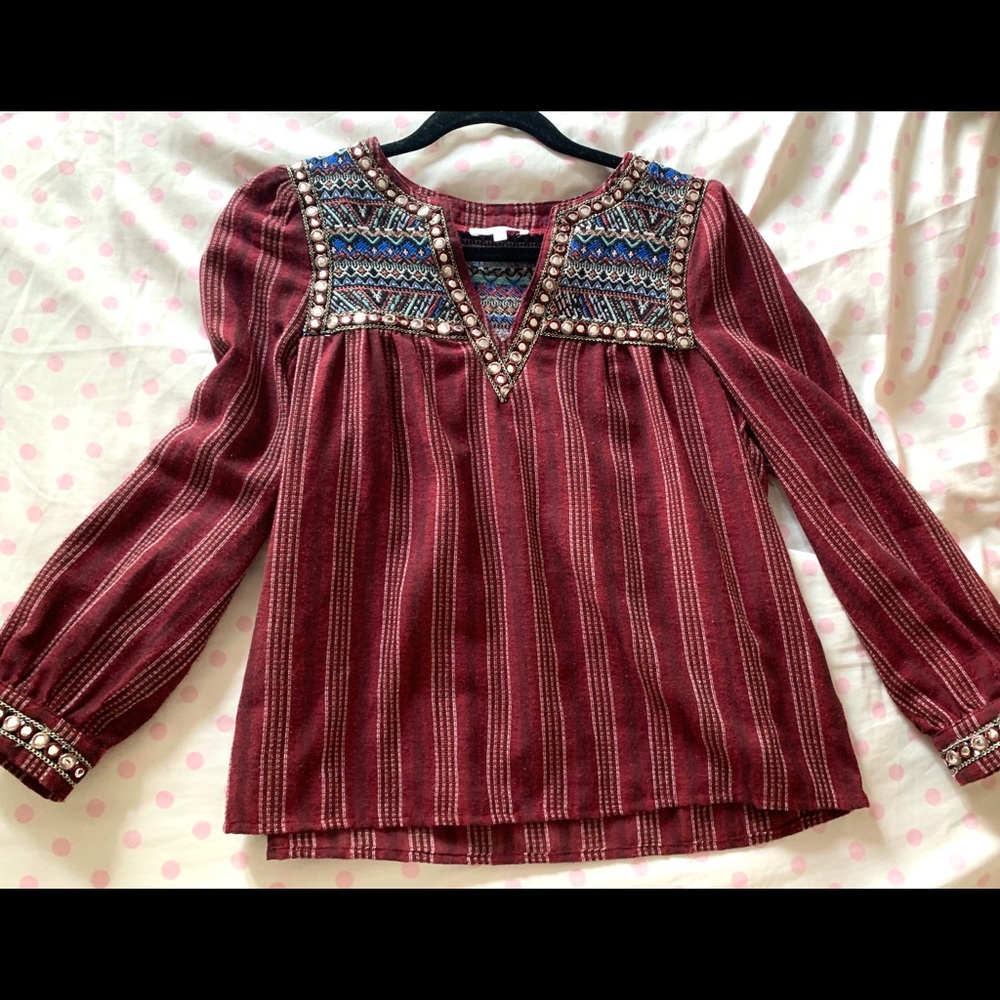 Colourful Embroidered Blouse